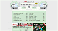 Desktop Screenshot of mp3seznam.cz